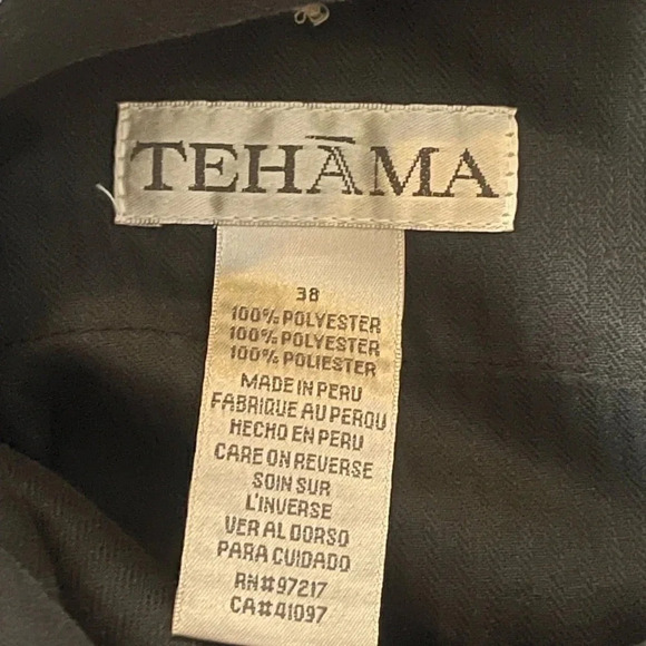 Tehama Golf Shorts Mens 38 Blue Regular Fit Pleated Front Zip Fly Sports Outdoor - Picture 3 of 3